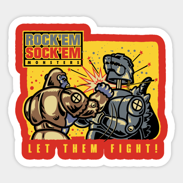 Let'Em Fight! v3 Sticker by demonigote